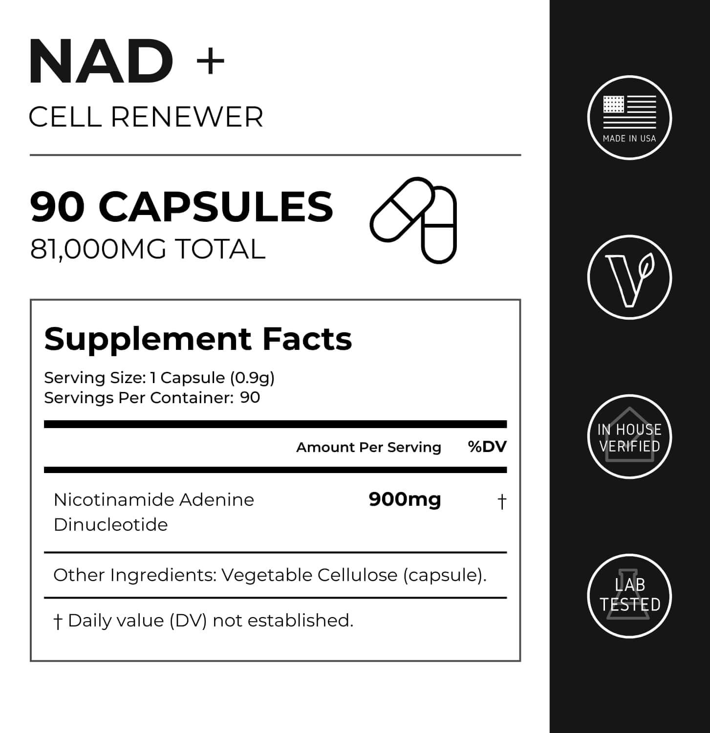 Neurogan Health - Wholesale Oral Supplement/Vitamin - NAD+ Capsules1