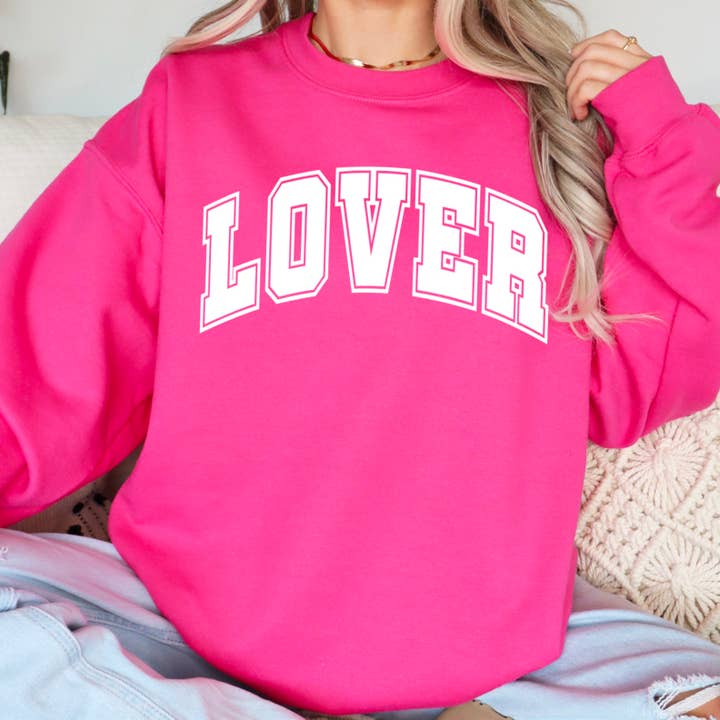 Shoppe SHC - Vendita all'ingrosso Felpa stampata - Donna - Felpa Lover Valentine | Felpa con grafica serigrafata9