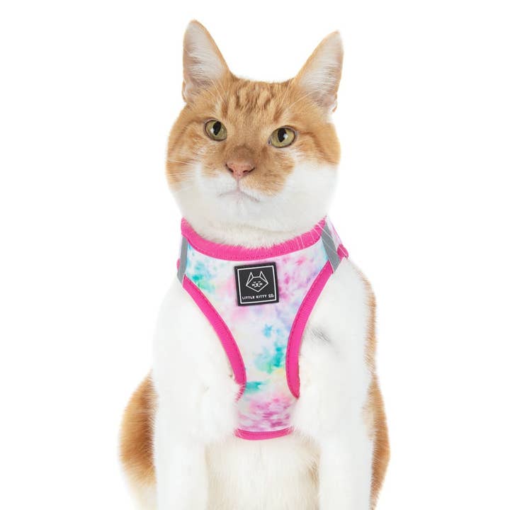 Little Kitty Co. - Wholesale Pet Harness - Cat - CAT STEP IN HARNESS: Cotton Candy3