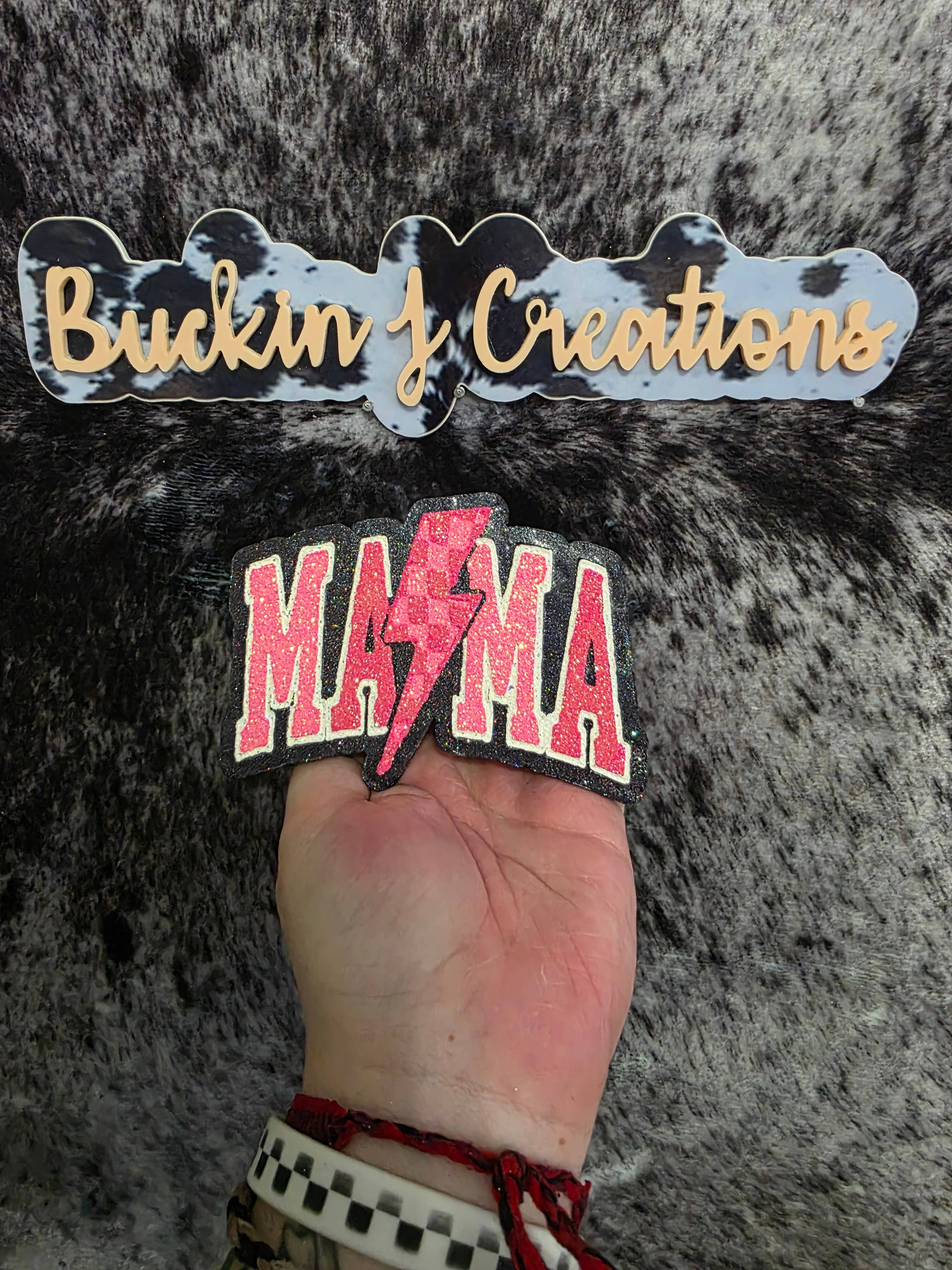 Buckin J Creations - Venta al por mayor Ambientador de coche - Mujer - Ambientador de coche hecho a mano Mama Lighting Checker3