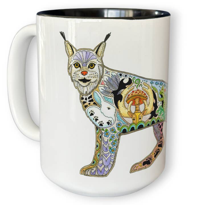 Lynx 15 oz Mug for wholesale by EarthArt International