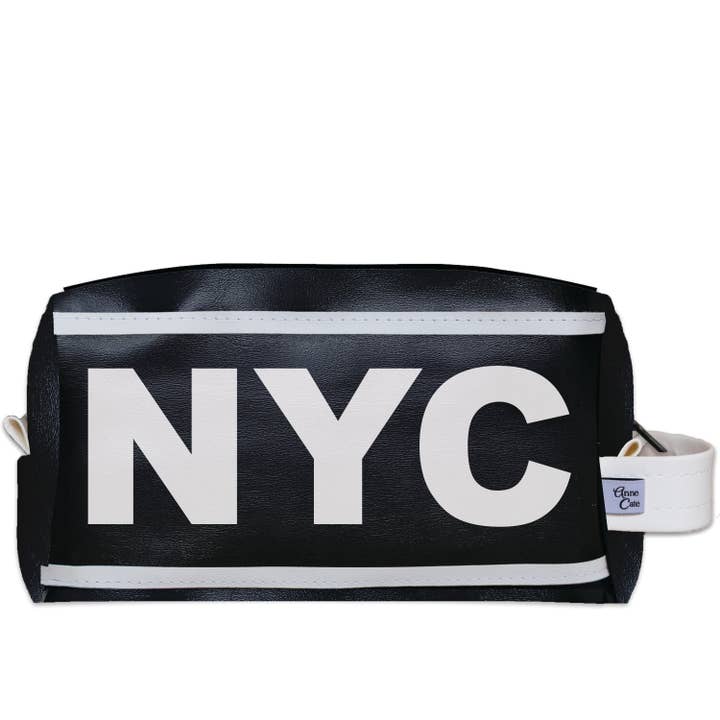 NYC (New York City) City Travel Dopp Kit Toiletry Bag for wholesale by Anne Cate