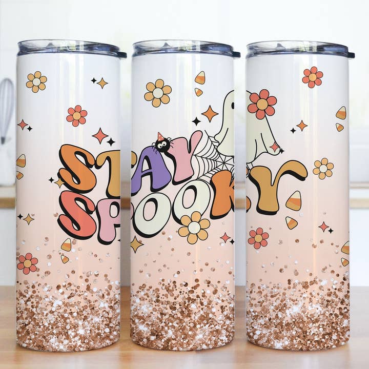 Stay Spooky Tumbler, Halloween Cup, Halloween Decor, 20oz for wholesale by Dm Crafting