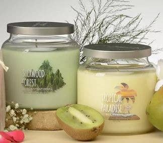 Scentsational Candles - Wholesale Jar/Filled Candle - 19Oz - Storm - Silver Lid1