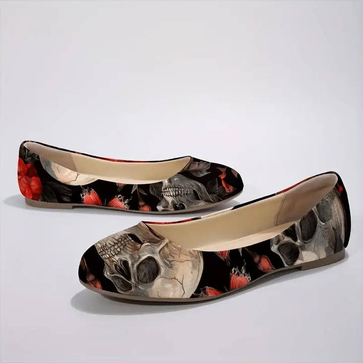 Omine Women's Wide Width Flat Shoes, Comfortable Casual Round Toe Classy Design Ballet Flats. for wholesale by OMINE