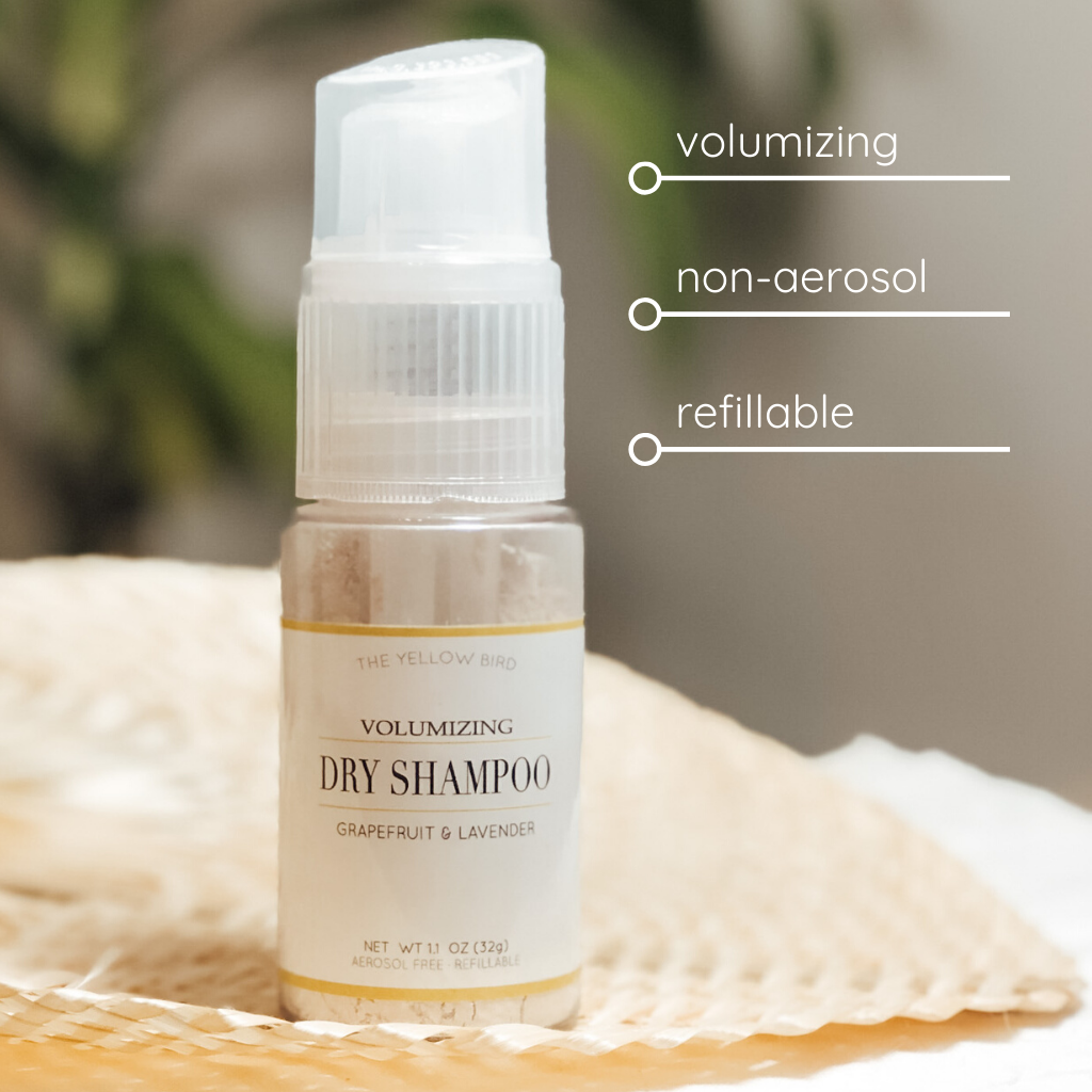 The Yellow Bird - Wholesale Dry Shampoo - Grapefruit Lavender Dry Shampoo Bottle2