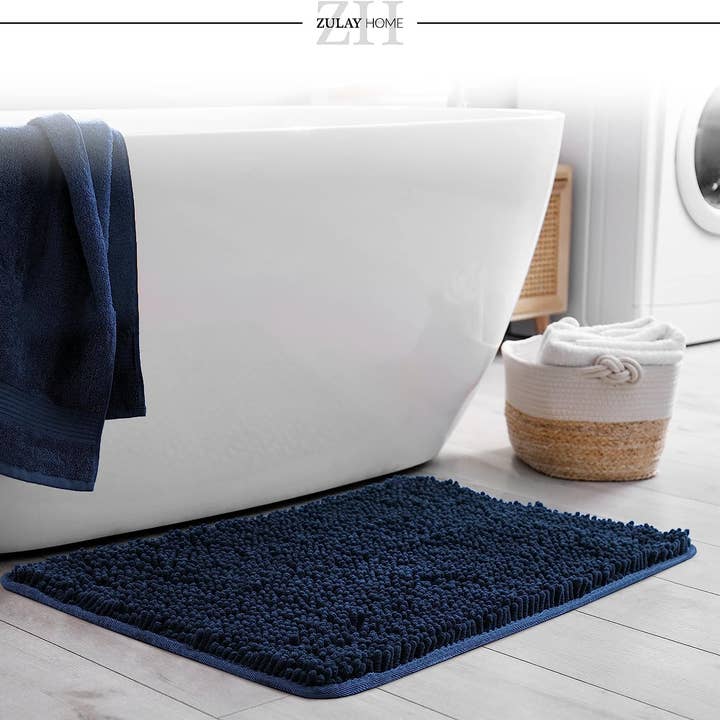Zulay Kitchen – wholesale Bath mat – Soft Shaggy Bathroom Rug (30x20)