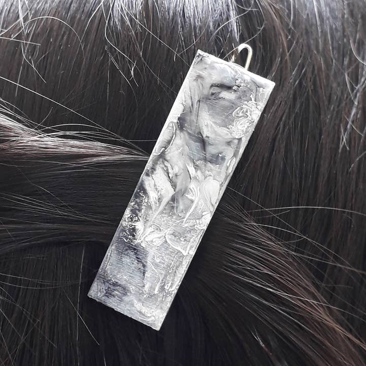 Marbled Resin Hair Clip for wholesale by Whylder Mills
