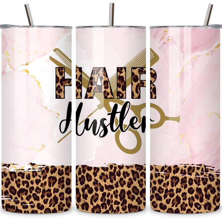 Hair Hustler Stylist 20 oz. Stainless Steel Tumbler for wholesale by Sister Ray