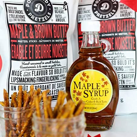 Pop Daddy Snacks - Wholesale Pretzels - Pop Daddy – Maple & Brown Butter Seasoned Pretzels 7.5oz