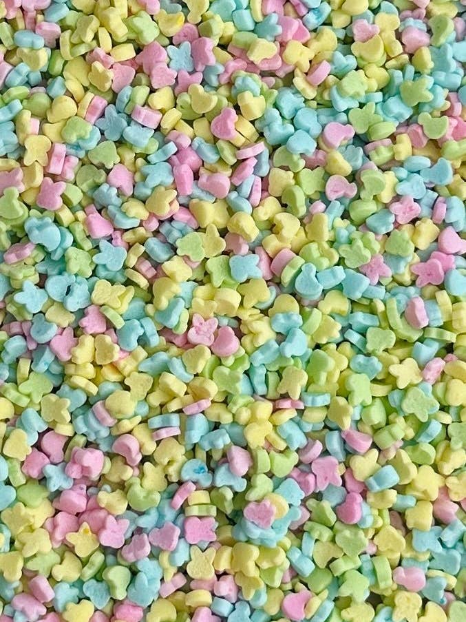 Pastel Mini Easter Confetti Mix for wholesale by Sweetapolita
