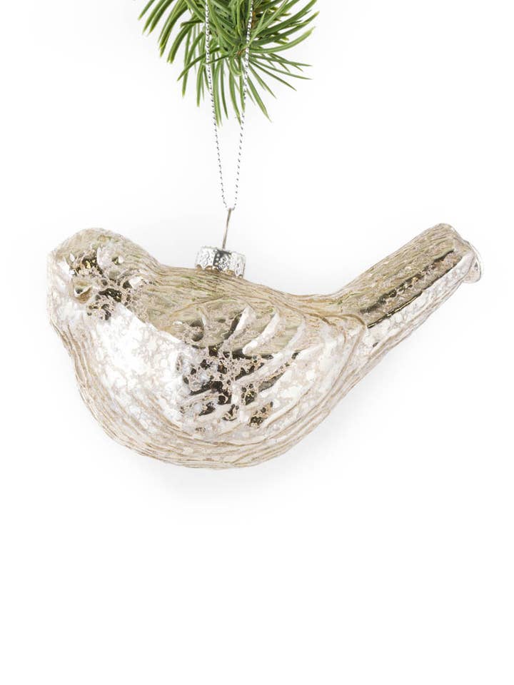 NUOVO-Decorazione Intricata in Argento a Forma di Uccello per la vendita all'ingrosso da parte di Starlight Collection