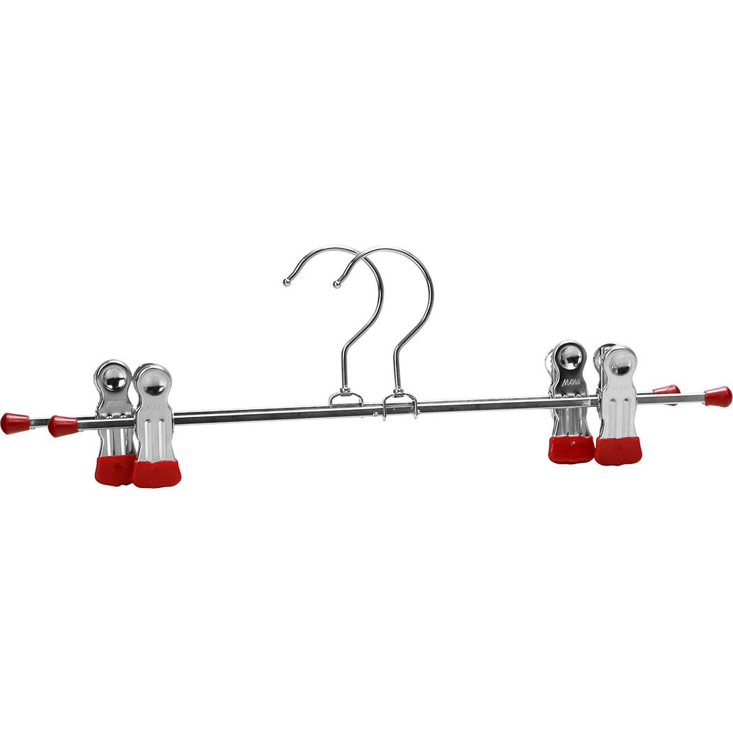 Reston Lloyd - Wholesale Clothes Hangers - MAWA, 16" Pant Clip Bar (4 Colors)6