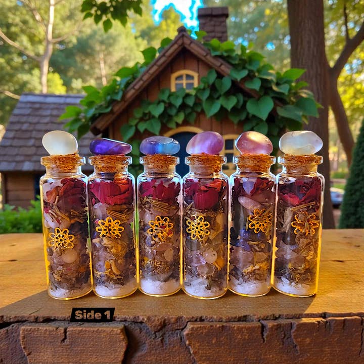 Empath's Aura Cleansing Intention Jars, Large for wholesale by Funky Aura Boutique