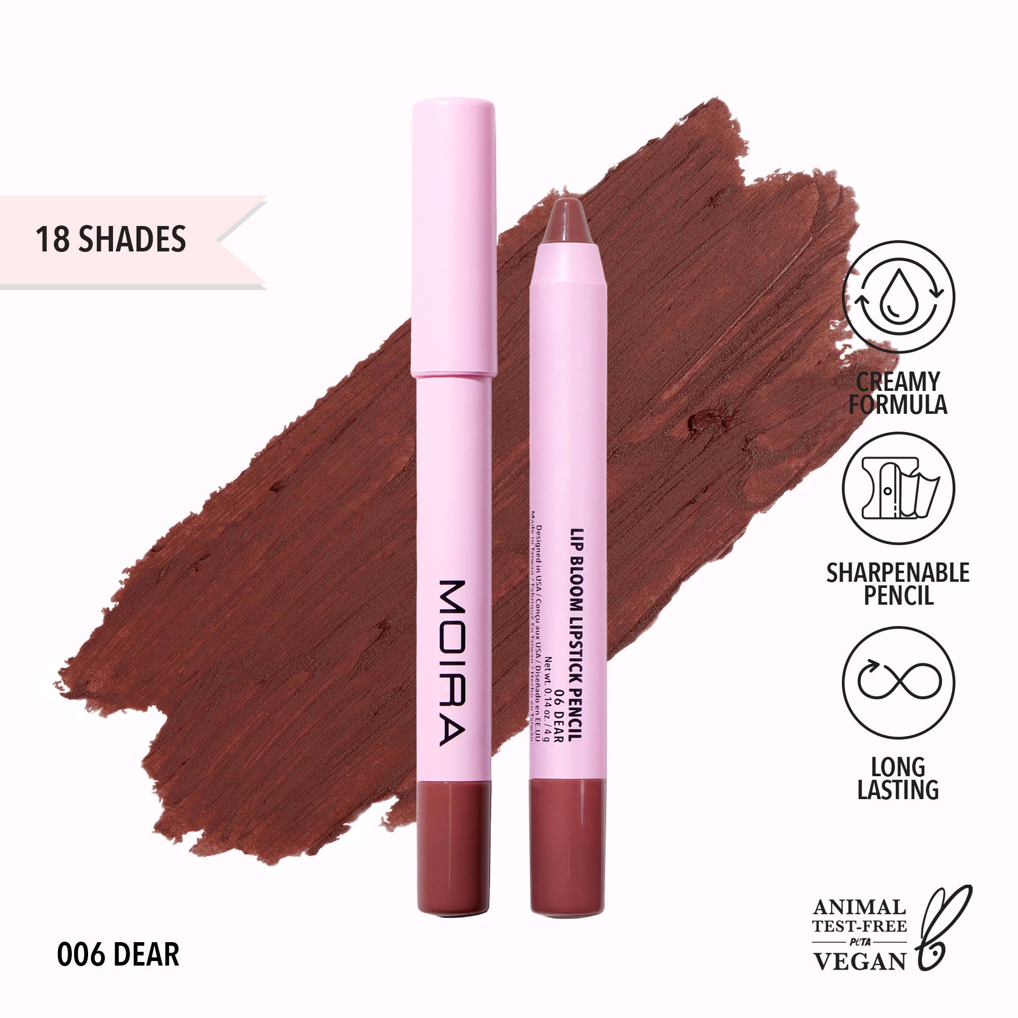 Moira Cosmetics - Wholesale Lipstick - Lip Bloom Lipstick Pencil5