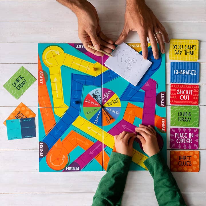 Talking Tables USA - Wholesale Board Game - Kids vs Adult Family Games Night | Board Game |