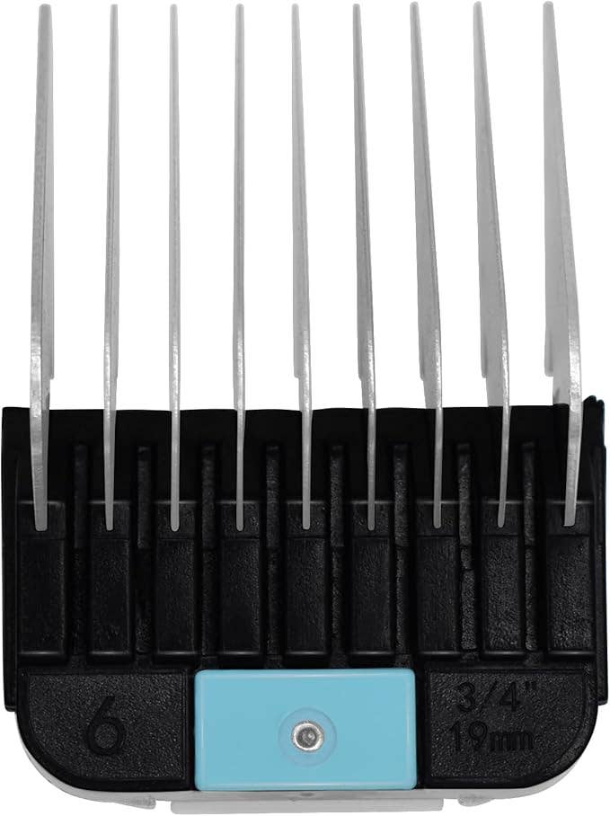 Alpine - Vendita all'ingrosso Strumento per toelettatura - Cani - Pettini guida di protezione in acciaio inossidabile per animali professionali per lame staccabili in stile A5 per toelettatori di animali domestici, compatibili da 1/8" a 1" con tagliacapelli per animali Wahl KM Series Andis AG BG Oster A5 A6.2