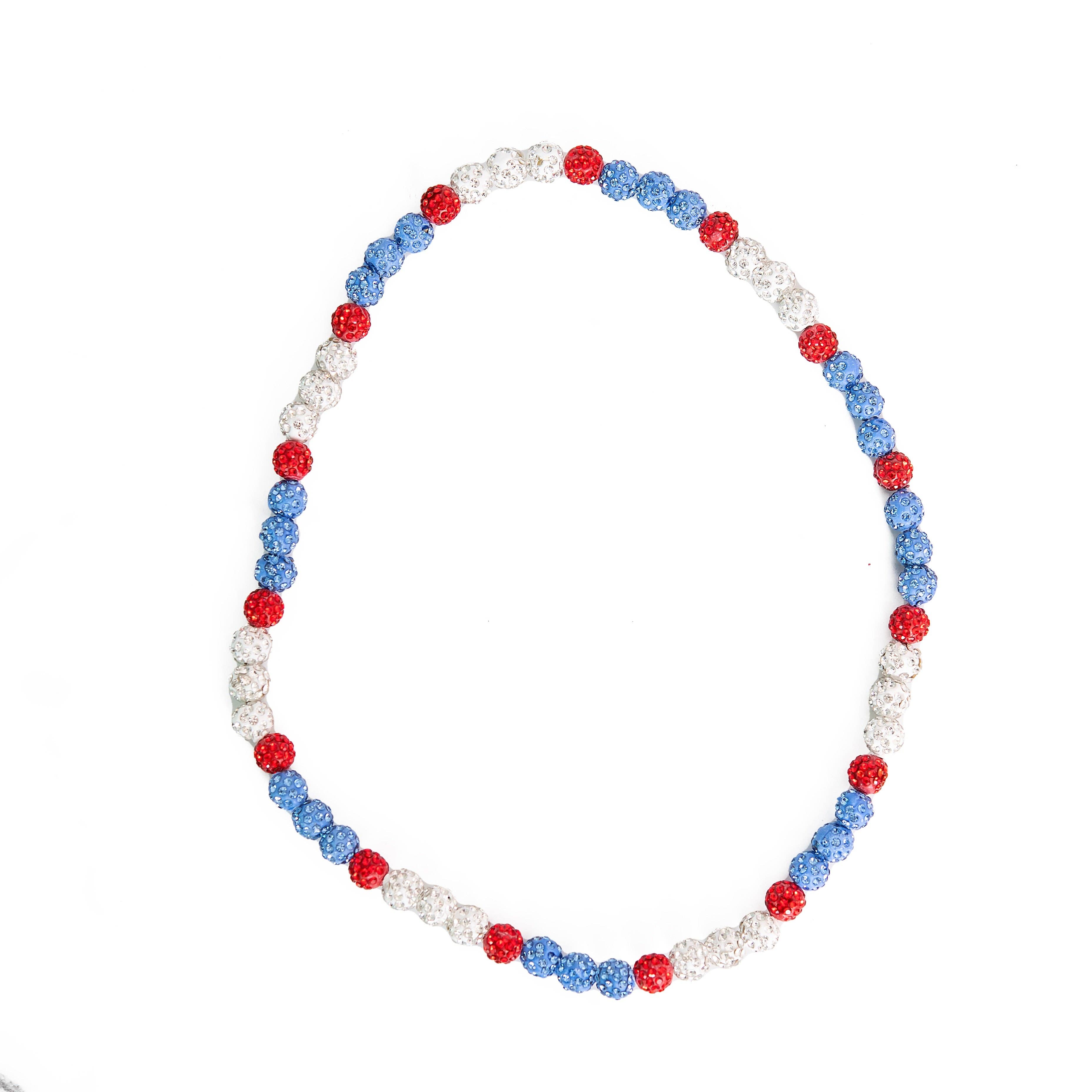 Golden Thread – wholesale Pärlband/Pärlhalsband – Bling Baseball Halsband13