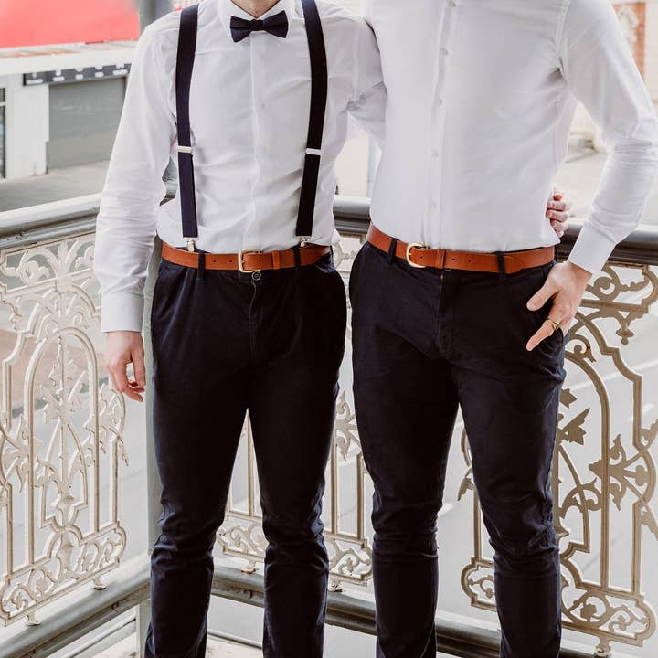 Integral Leather - Wholesale Belt – Men's - Groomsmen Leather Belt Personalised Best Man Gift | Full Grain | Fitted Size | Father's Day Wedding2