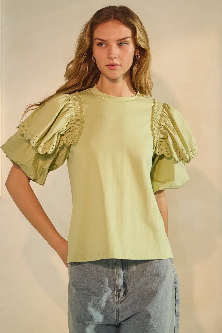 Oddi – T-shirt – Mulher por atacado – Camiseta Jersey com gola redonda2