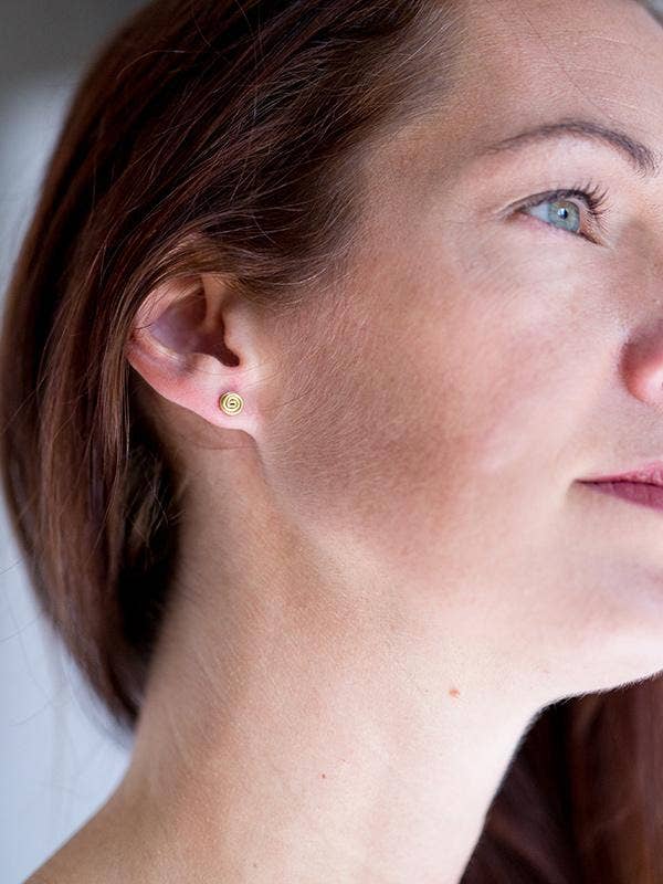 3seams - Wholesale Stud/Post Earrings - Swirl Post Earrings1