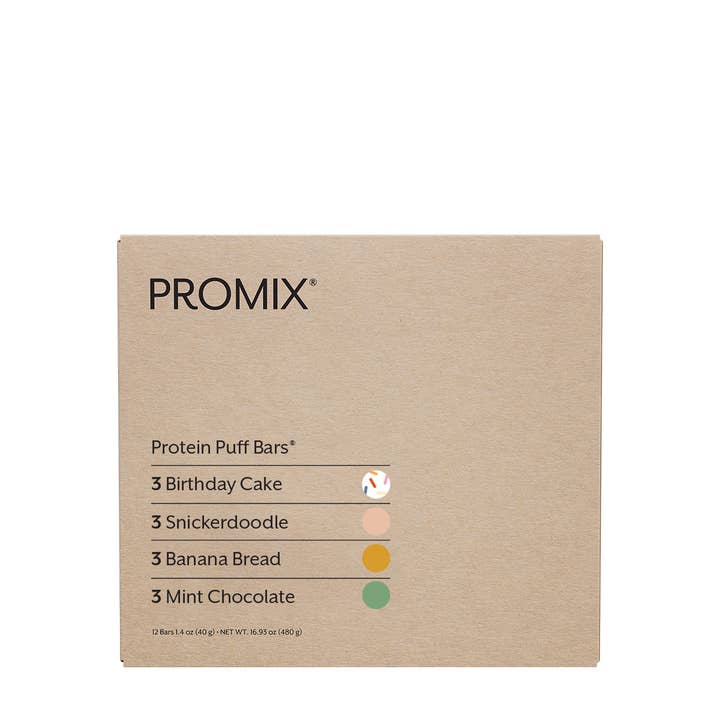Promix - Wholesale Snack Bar - Protein Puff Bars Variety Pack V22