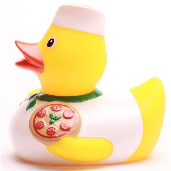 Duckshop - Wholesale Bath Toy - Baby - Pizza Baker Rubber Duck - Rubber Duck3