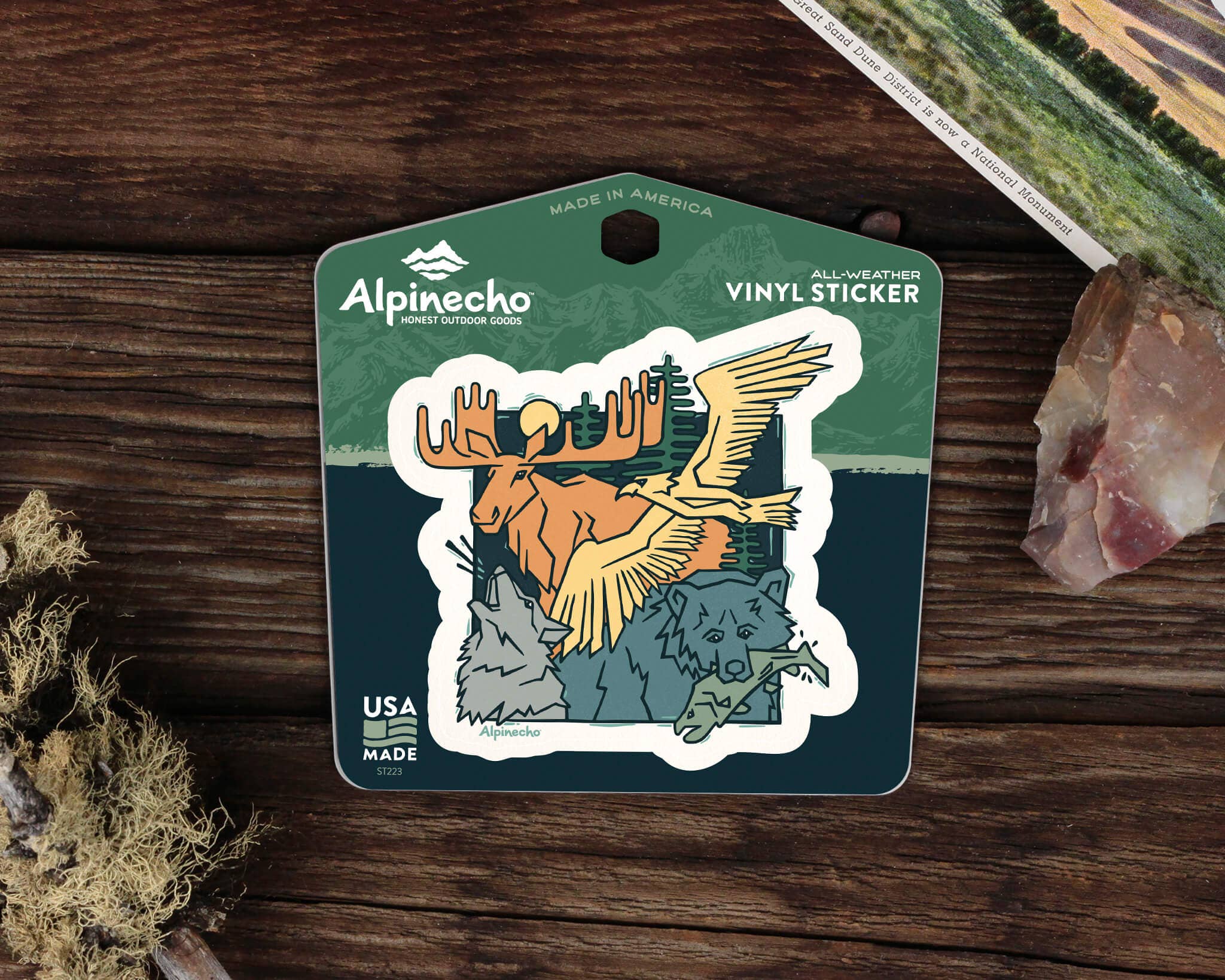 Alpinecho - Wholesale Sticker - Northern Wild Sticker1