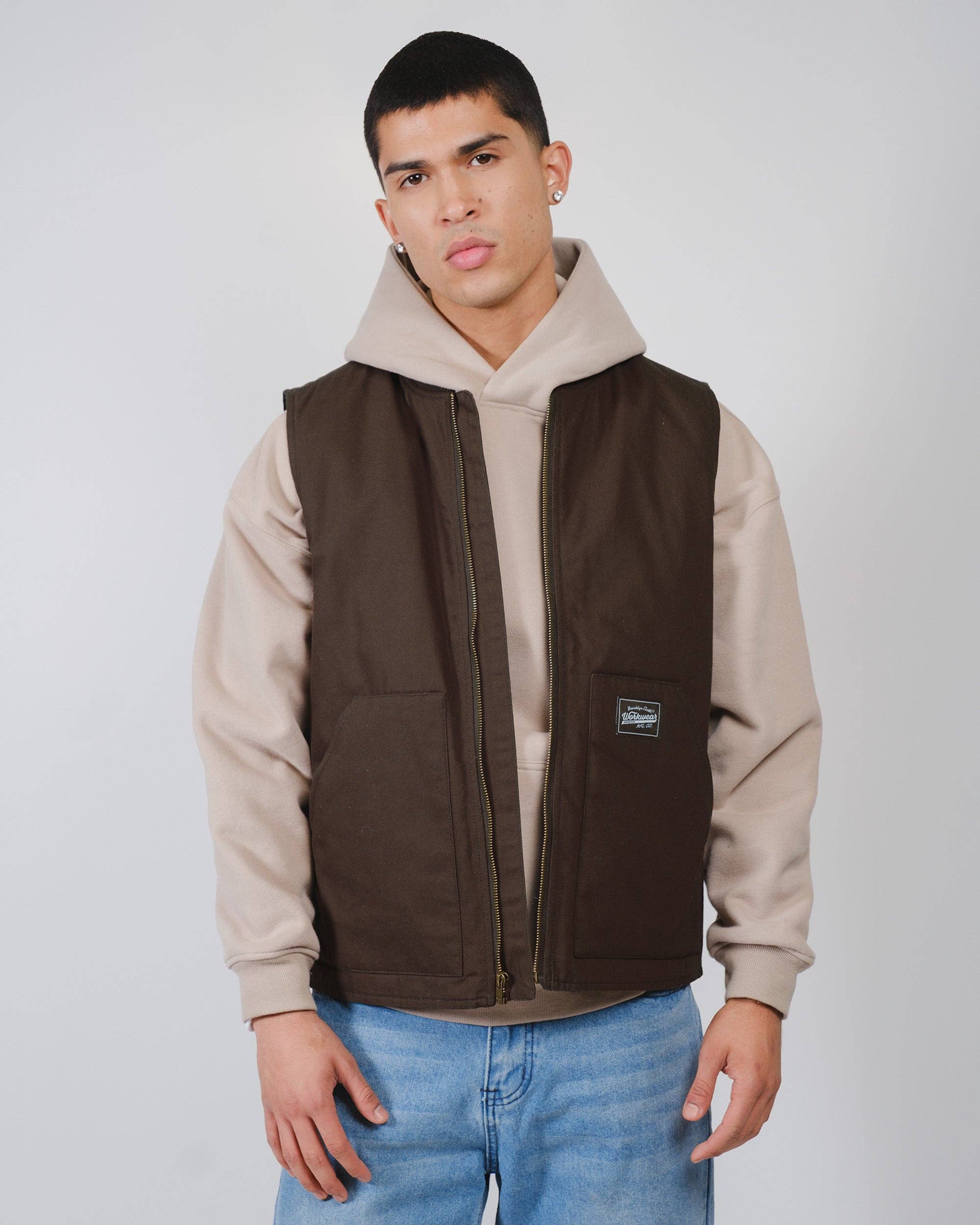 Brooklyn Cloth - Wholesale Outerwear Vest - Men's - Canvas Workwear Vest6