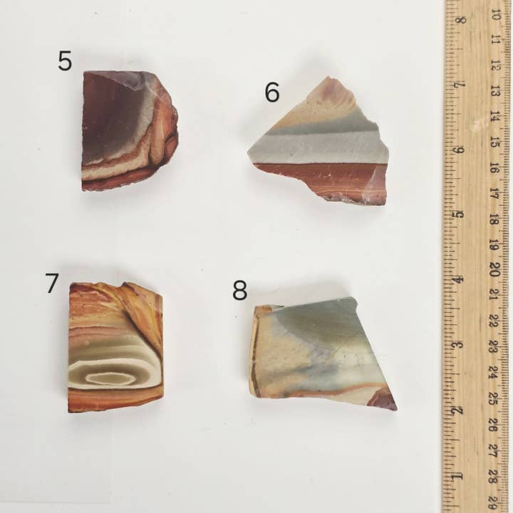 Rock Paradise - Wholesale Spiritual Stone/Crystal - Polychrome Jasper Semi Polished Crystal Slab - You Choose5