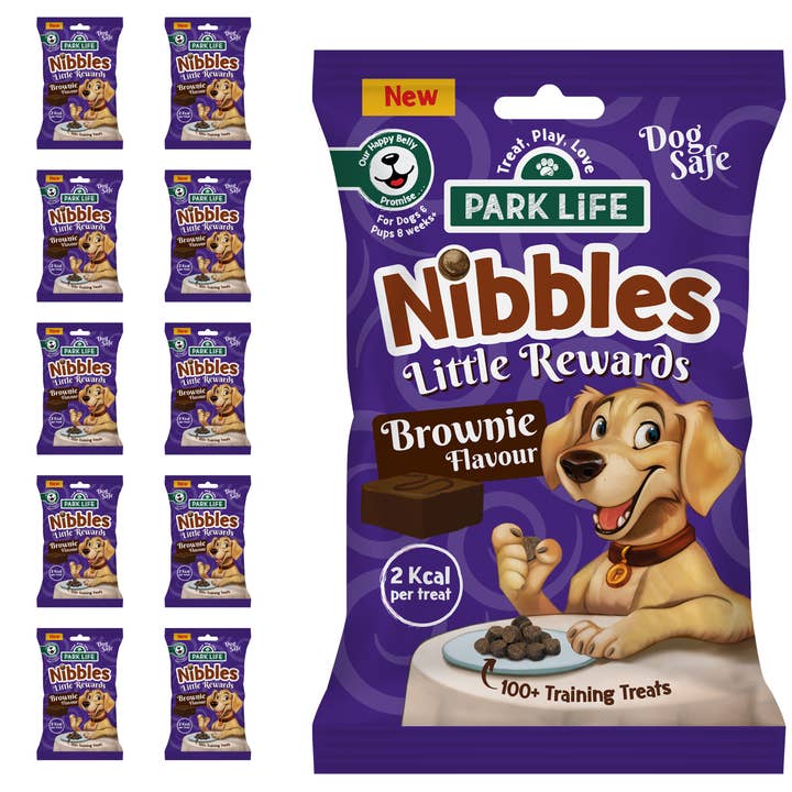 PARK LiFE - Wholesale Pet Treats - Dog - Nibbles Little Rewards Brownie Flavour 80g1