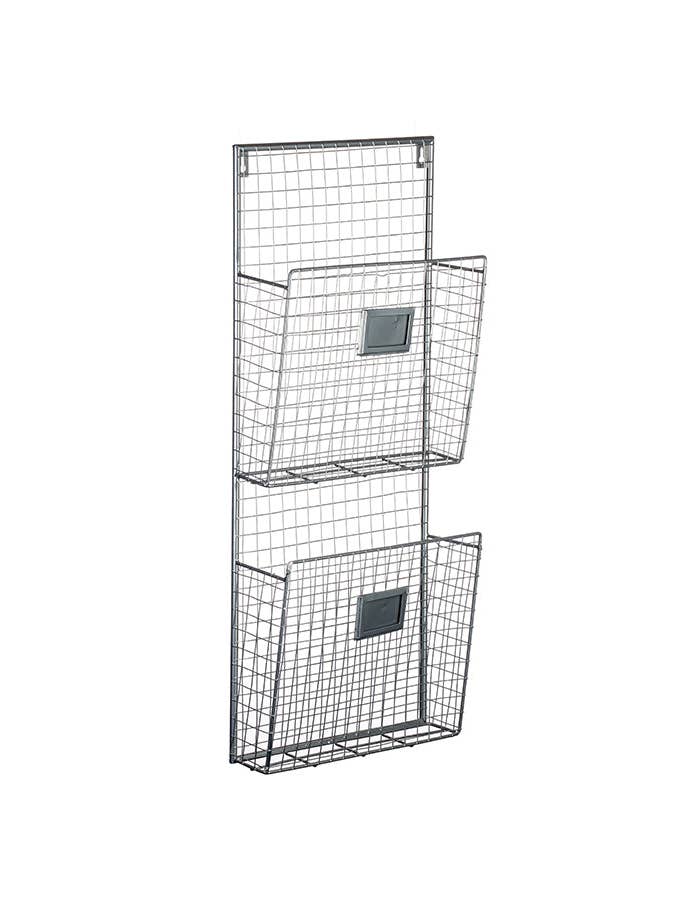 2-laags papierhouder voor wandmontage en bestandsorganizer voor wholesale door DesignStyles Home