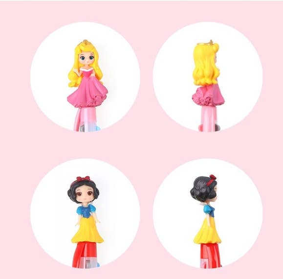 K-Wonderland – Engroshandel Pen – Disney Princess premium kuglepen med 3 farver6