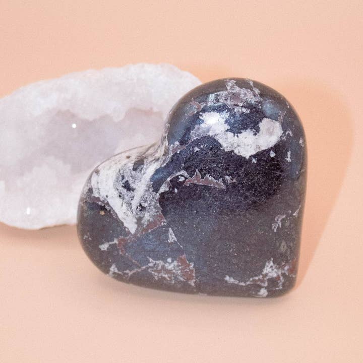 Tiny Rituals - Wholesale Spiritual Stone/Crystal - Rare Covellite Hearts - AAA Premium Quality16