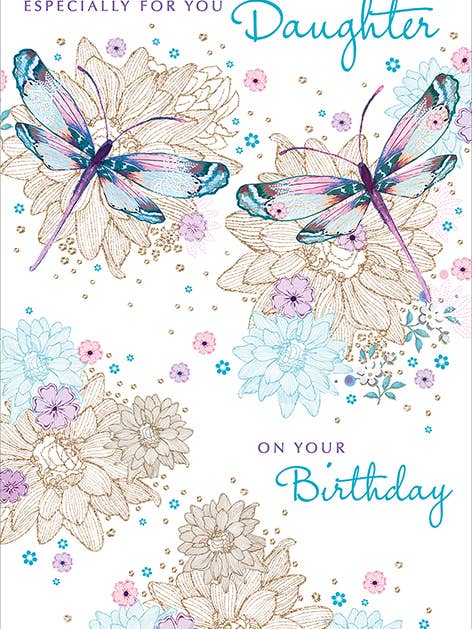 CARTÃO FILHA DR457 DRAGONFLY AZUL por atacado de Nigel Quiney Publications Ltd