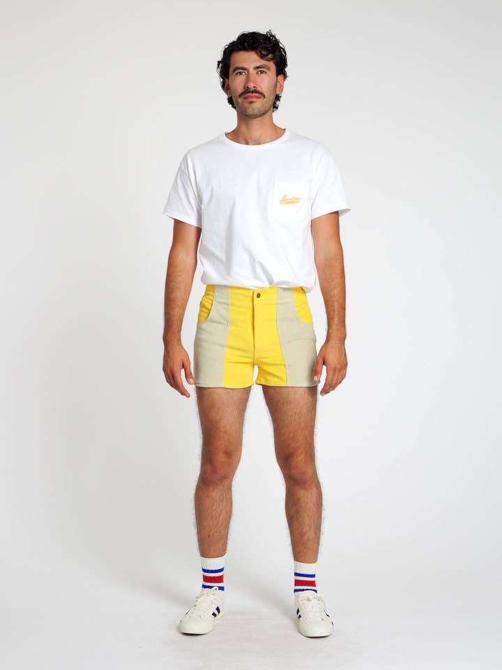 Pantaloncini da uomo (Giallo/Sabbia) per la vendita all'ingrosso da parte di Hammies