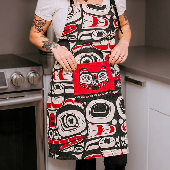 Made By Humans Designs - Wholesale Apron - Apron w/ Contemporary Indigenous Design2