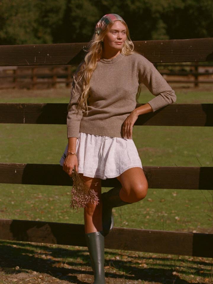 Pull Tennassee - Pull beige pour la vente par merritt charles