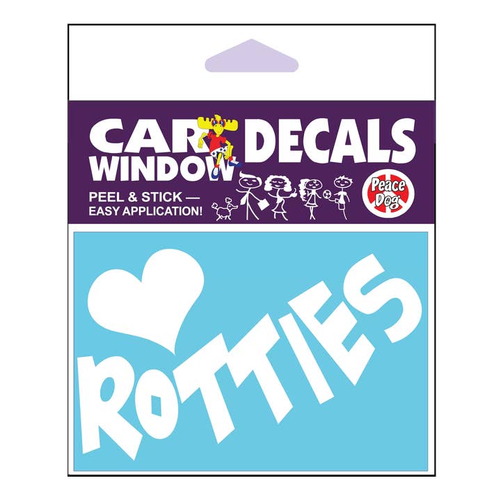 Rotties Vinyl Decal for wholesale by Imagine This Company