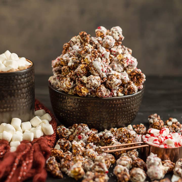 Popinsanity Popcorn & Confections – wholesale Popcorn – Gourmet Popcorn Sampler Gift Box | 10 Flavor Variety Taster