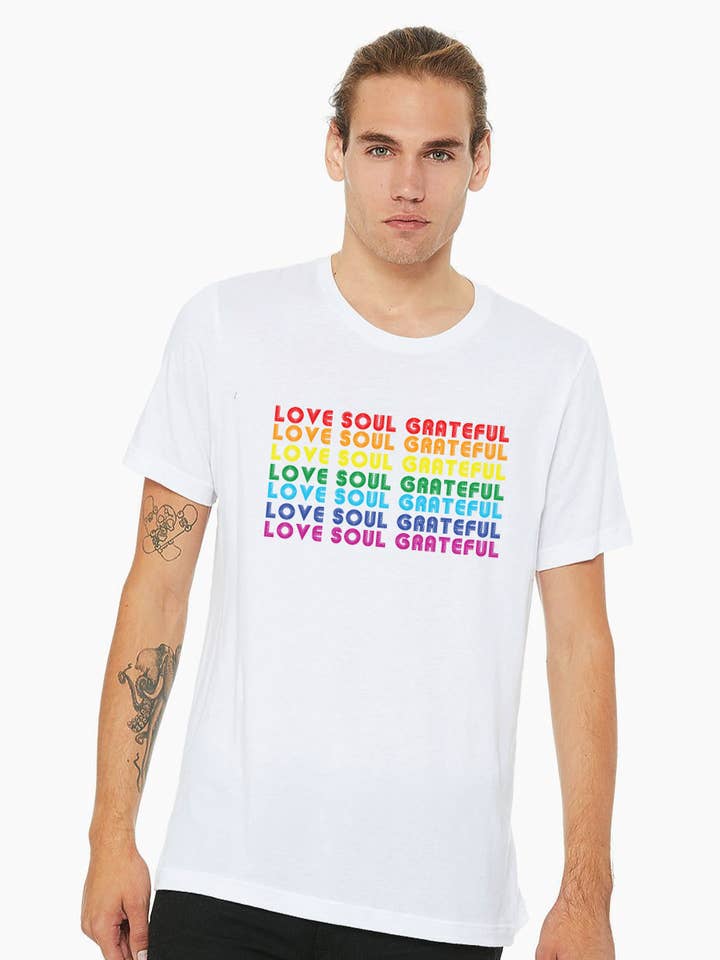 Kærlighed Soul Taknemmelig Unisex Triblend Tee for engroshandel hos Soul Grateful