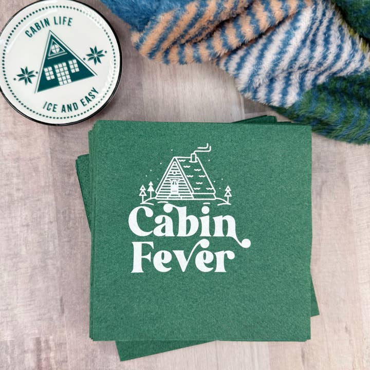 Cabin Fever Napkins for wholesale by Suburban Soiree
