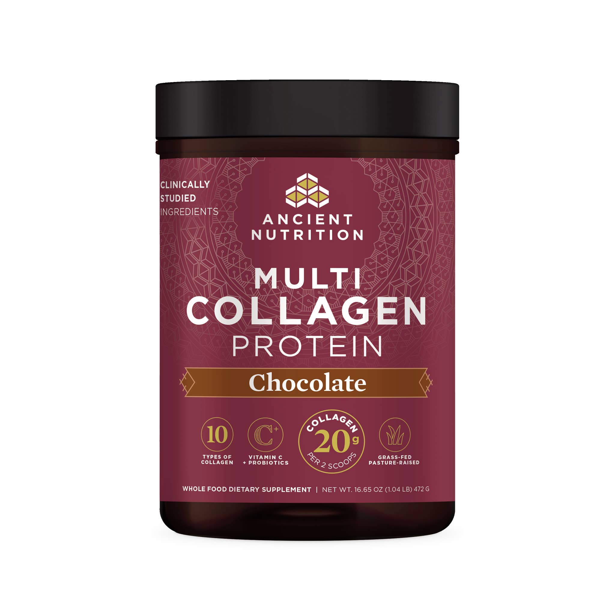 Black Multi Collagen Protein | Powder Chocolate (40 Servings) for wholesale on Faire