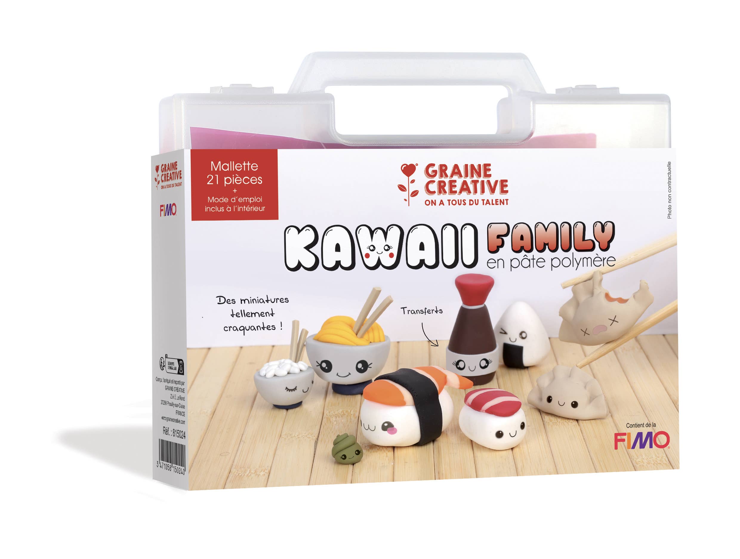 Graine Créative - Wholesale Building Set - Kids - FIMO “KAWAII ASIA” BRIEFCASE1
