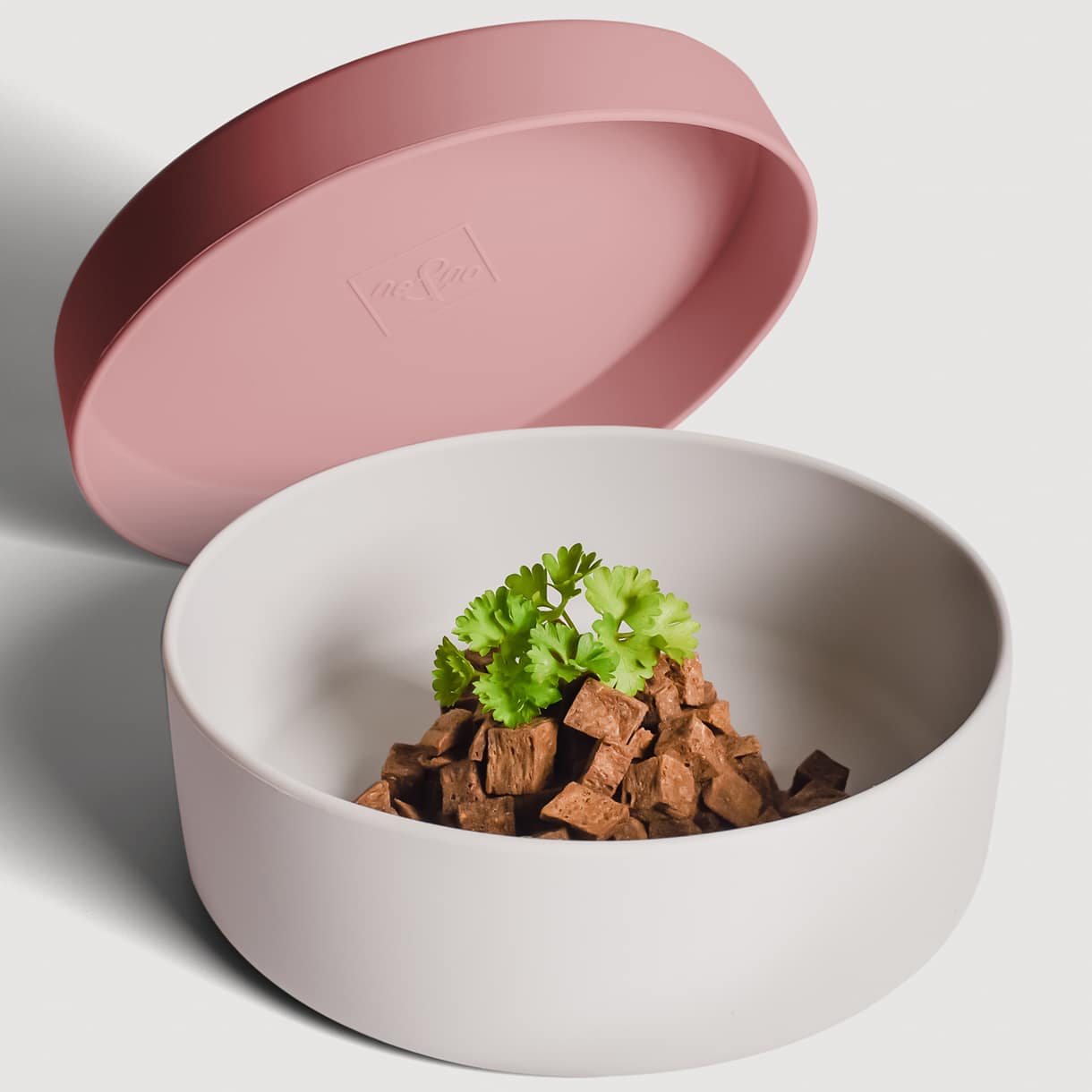 ne&no - Wholesale Pet Bowl - Cat/Dog - ne&no® Silicone Feeding Bowl with Lid for Dogs & Cats– MIX12