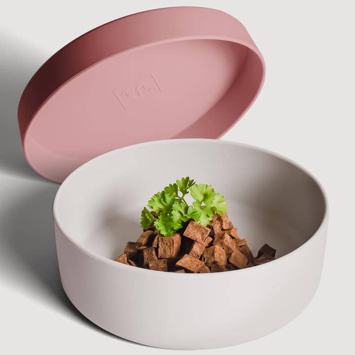 ne&no – Engroshandel Madskål - Kat/hund – ne&no® silikonemadskål med låg til hunde og katte – MIX12