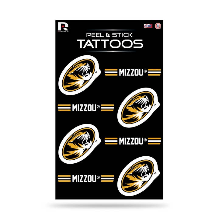 Missouri Peel & Stick Temporary Tattoos for wholesale by Rico Industries