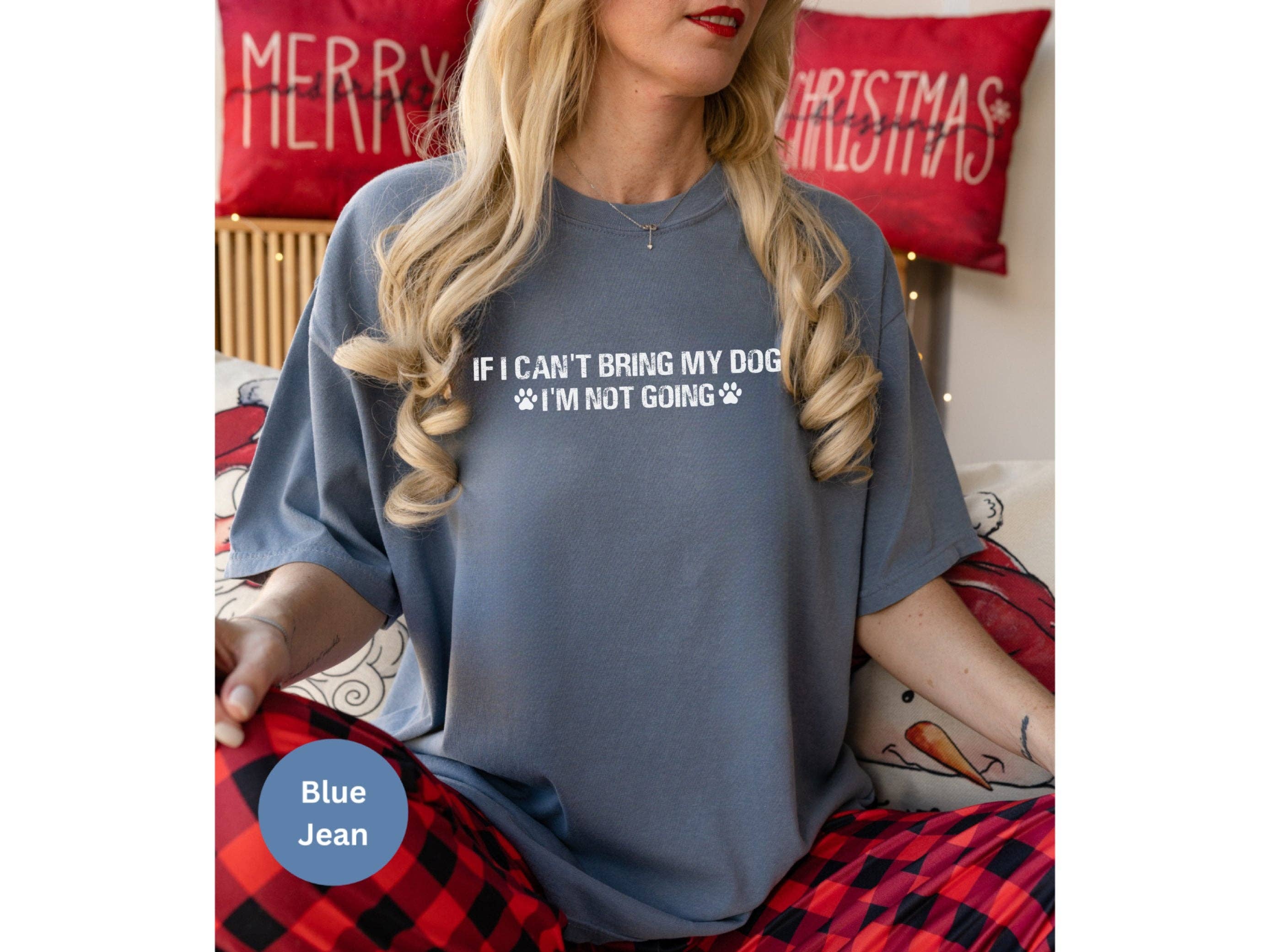 Graphic Galore - Wholesale Screen Printed T-Shirt - Women's - Dog Lover T-Shirt, If I Can't Bring My Dog I'm Not Going Shirt, Pet Owner Tee, Casual Canine Graphic Tee, Unisex Paw Print Top5