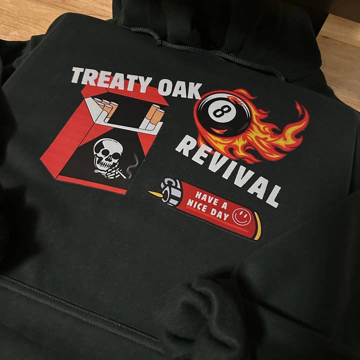 Sudadera con capucha Have a nice day para venta al por mayor de The Branded Blue Roan