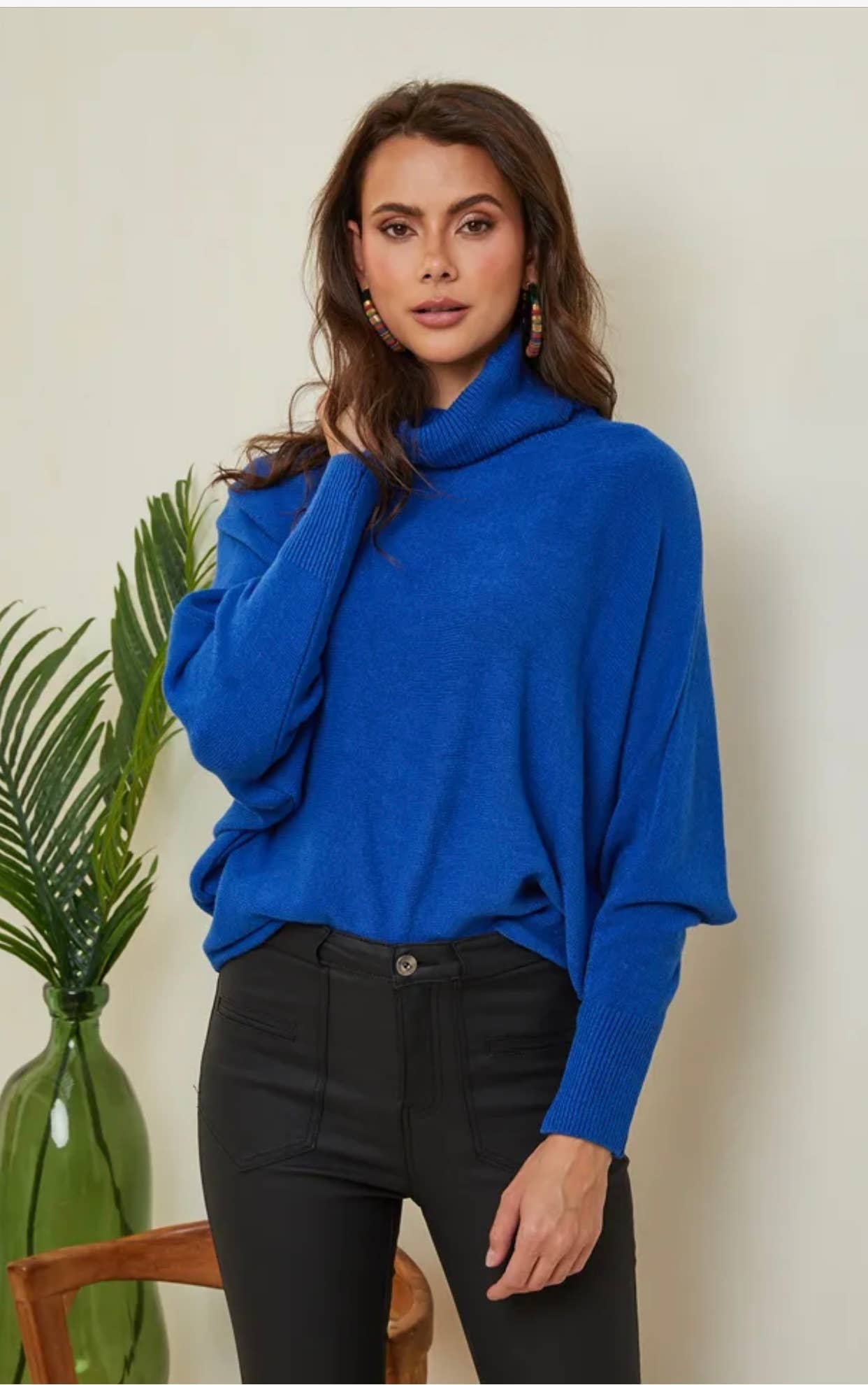 LÉA & LUC - Wholesale Knit Sweater - Women's - Turtleneck sweater REF. 61427